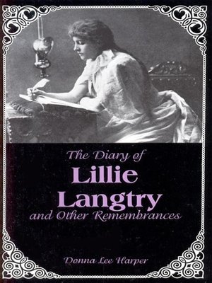 cover image of The Diary of Lillie Langtry